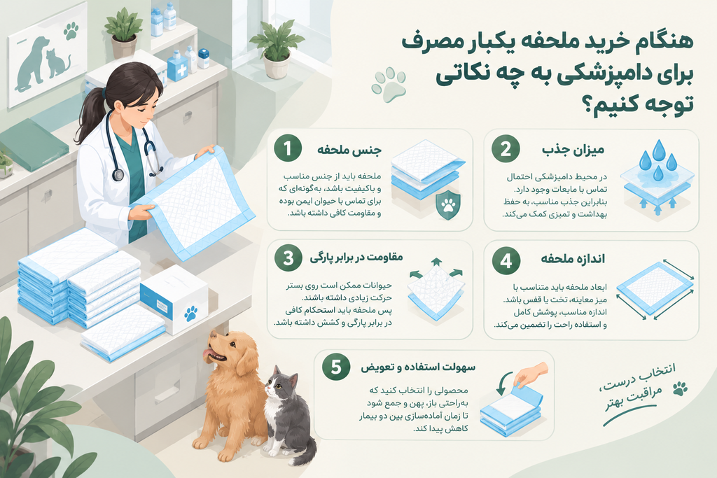 نکات هنگام خرید رول ملحفه یکبار مصرف